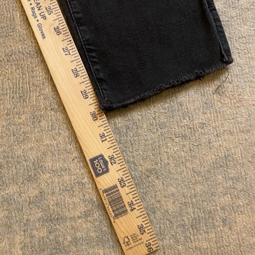 AG Adriano Goldschmied The Mari Jeans Womens 29 Charcoal High Rise Slim Straight - Picture 7 of 15